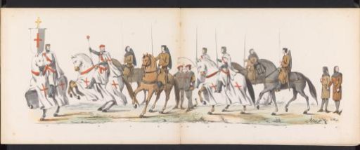 Leiden students' masquerade, 1865 (plate 5)