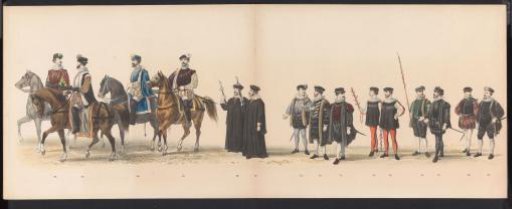 Leiden students' masquerade, 1870 (plate 6)