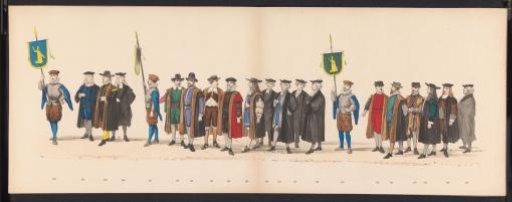 Leiden students' masquerade, 1875 (plate 9)