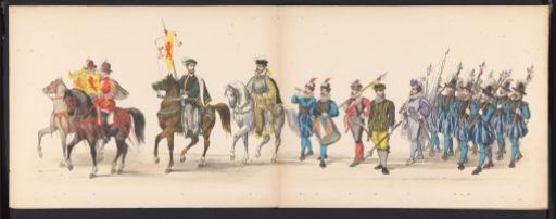 Leiden students' masquerade, 1875 (plate 1)