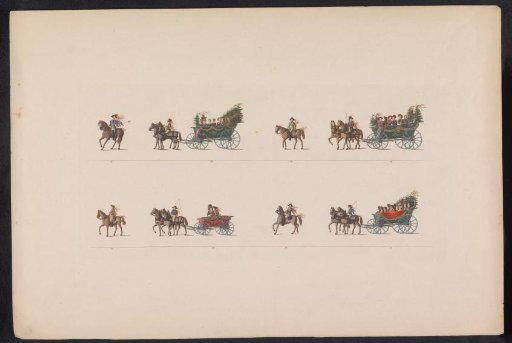 Procession at the wedding of Princess Sophie, 1842 (plate 2)