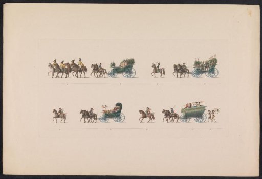 Procession at the wedding of Princess Sophie, 1842 (plate 4)