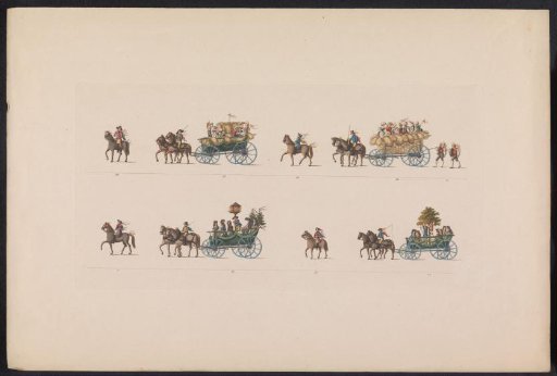 Procession at the wedding of Princess Sophie, 1842 (plate 5)