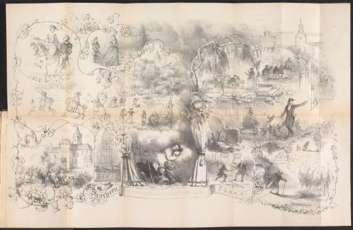 Caricature in the Leiden Student Almanac, 1856
