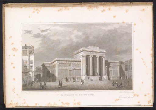 View of the Exchange of Zocher in Amsterdam