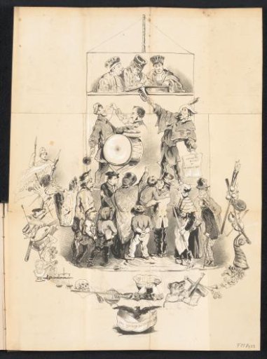 Caricature on higher education in Amsterdam