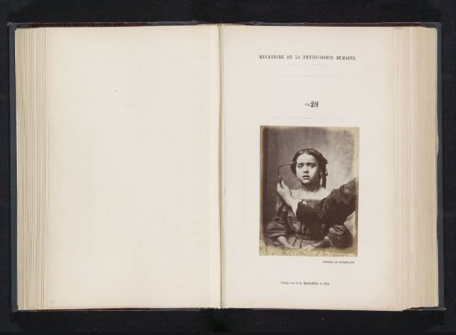 Portrait of a test subject during electrical stimulation: 'a little girl'