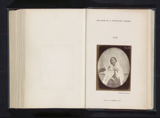 Portrait of a test subject during electrostimulation: 'la jeune fille'
