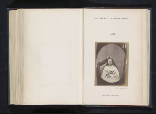 Portrait of a test subject during electrostimulation: 'Lady Macbeth'