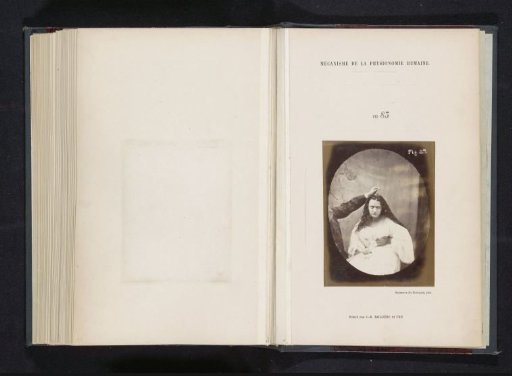 Portrait of a test subject during electrostimulation: 'Lady Macbeth'