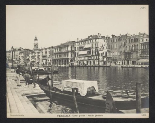 View of the Grand Canal in Venice