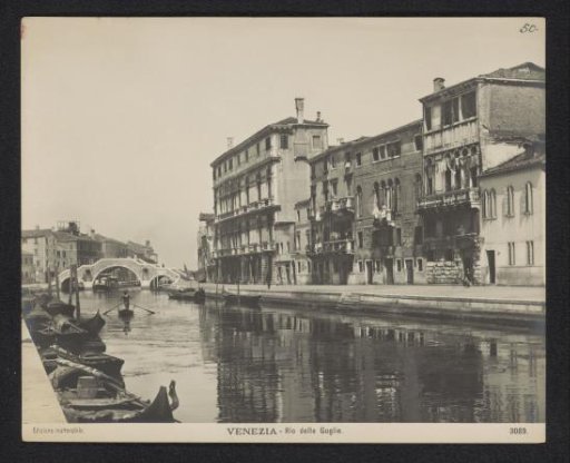 View of a canal in Venice