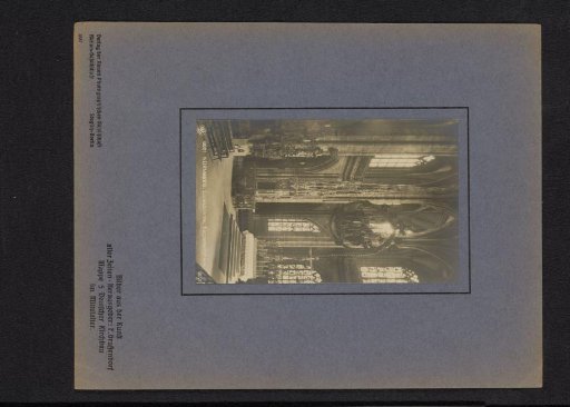 Interior of the St. Lawrence Church in Nuremberg with a view of the tabernacle