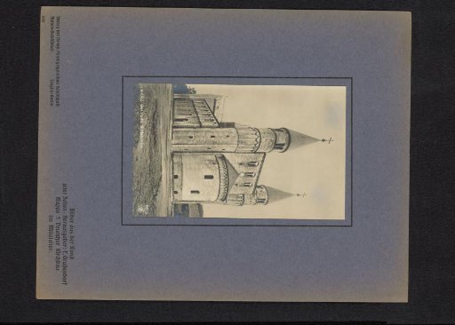 View of the Stiftskirche Saint Cyriacus in Gernrode