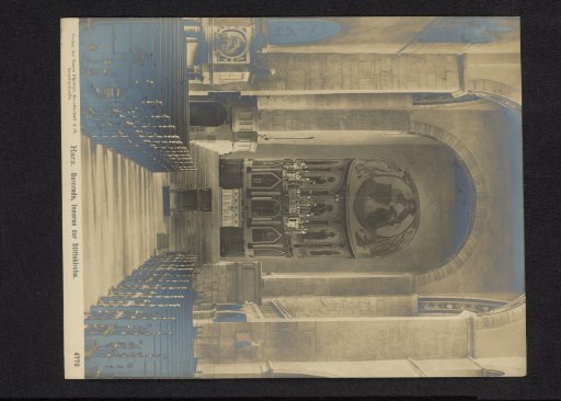 Interior of the Stiftskirche St. Cyriacus in Gernrode
