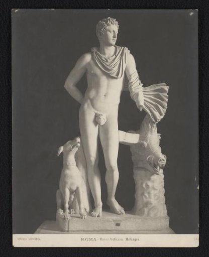 Sculpture of Meleager in the Museo Pio-Clementino