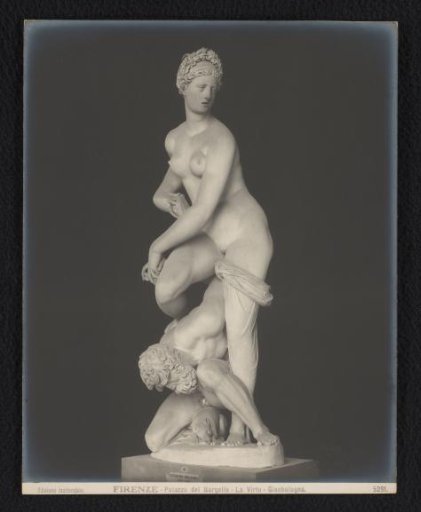Sculpture of the Victory of Florence over Pisa by Giambologna