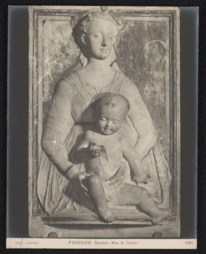 Relief of the Madonna by Mino da Fiesole
