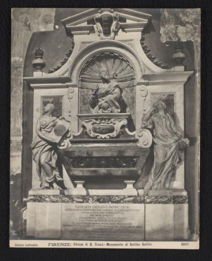 Tomb of Galileo Galilei in the Chiesa di Santa Croce