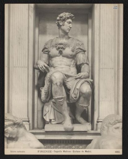Statue on the Tomb of Giuliano de' Medici