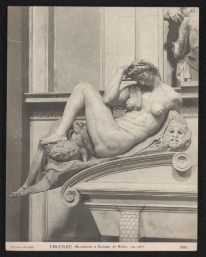 Statue on the Tomb of Giuliano de' Medici