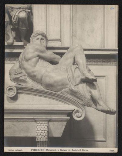 Statue on the Tomb of Giuliano de' Medici