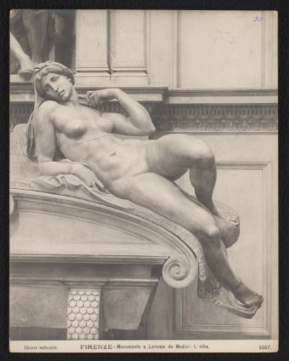 Statue on the Tomb of Lorenzo de' Medici