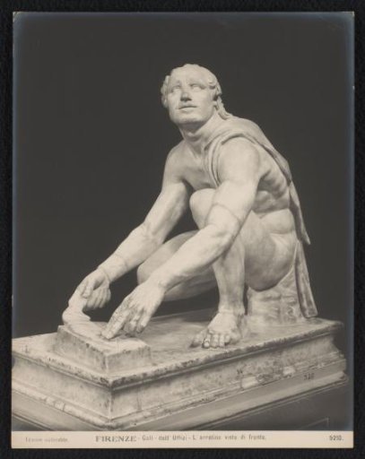 Sculpture of the Knife-Grinder in the Galleria degli Uffizi