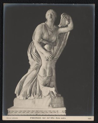 Sculpture of Niobe in the Galleria degli Uffizi