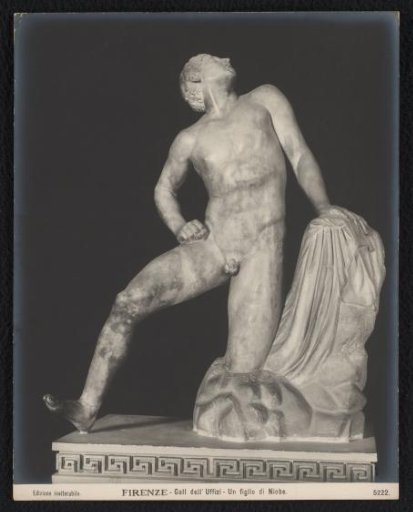 Sculpture of Niobe in the Galleria degli Uffizi