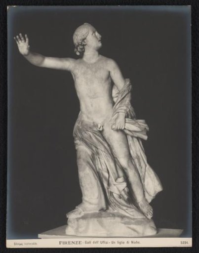 Sculpture of Niobe in the Galleria degli Uffizi