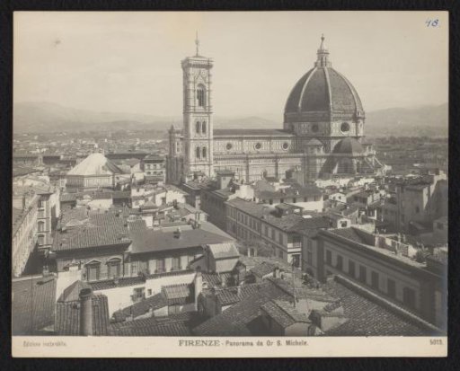 View of Florence and the cathedral
