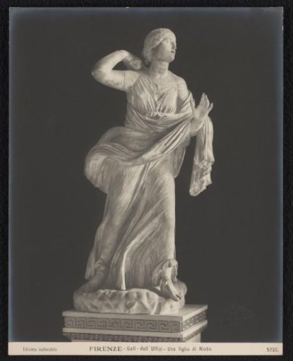 Sculpture of Niobe in the Galleria degli Uffizi