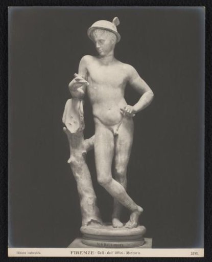 Sculpture of Mercury in the Galleria degli Uffizi
