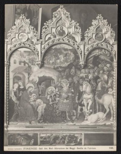 Photographic Reproduction of the Adoration of the Magi by Gentile da Fabriano