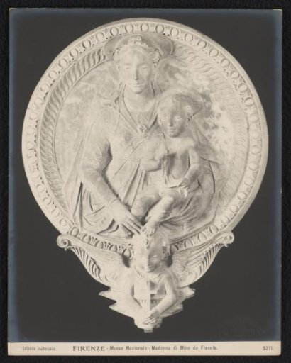 Sculpture of the Madonna by Mino da Fiesole