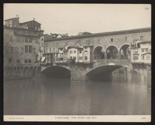 View of the Ponte Vecchio in Florence