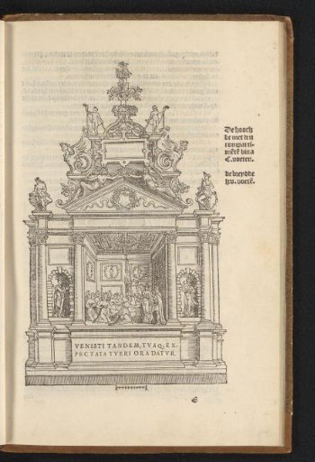 The tableau depicting the city of Antwerp