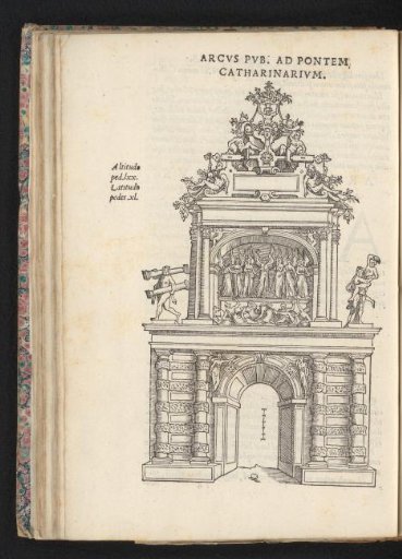 The City's Triumphal Arch at the Sint-Katelijne Bridge