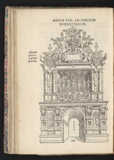The City's Triumphal Arch at the Minderbroeders Bridge