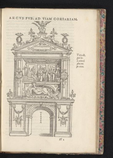 The City's Triumphal Arch with the Tableau of the Scheldt River