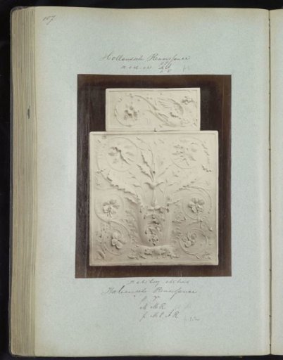 Plaster casts of panels