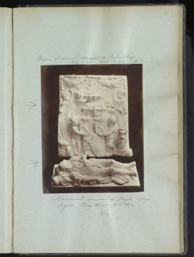 Plaster casts of a monument to Admiral de Ruyter