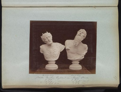 Two plaster casts of busts from the tomb of Engelbrecht II, Count of Nassau, from the Princes' Chapel of the Our Lady's Church in Breda