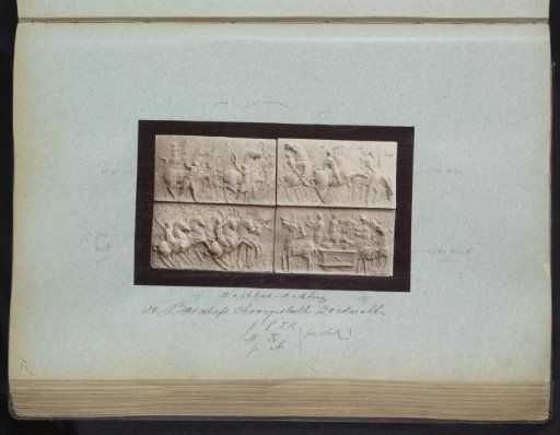Plaster casts of bas-reliefs from a choir stall, probably from the Great Church in Dordrecht