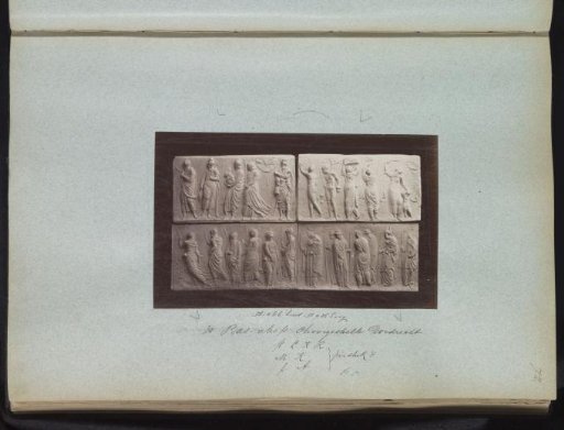 Plaster casts of bas-reliefs from a choir stall, probably from the Great Church in Dordrecht