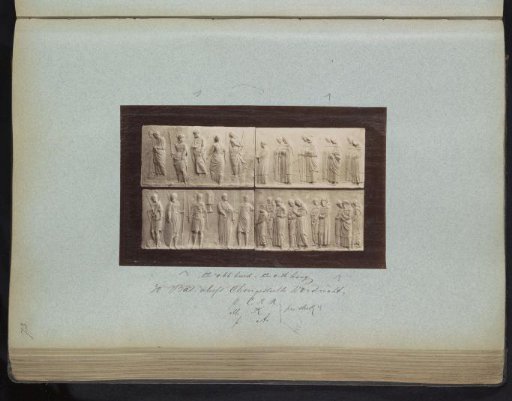 Plaster casts of bas-reliefs from a choir stall, probably from the Great Church in Dordrecht