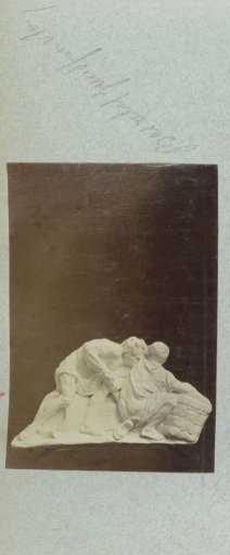Plaster cast of a bas-relief