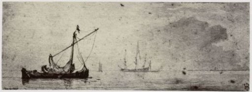 Van der Velde, A Barge