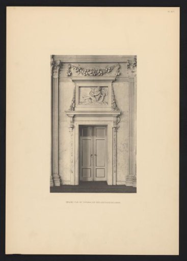 Door Leading to the Sea Insurance Chamber, Palace on the Dam, Amsterdam